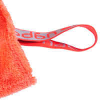 Serviette de bain microfibre ultra douce orange taille L 80 x 130 cm