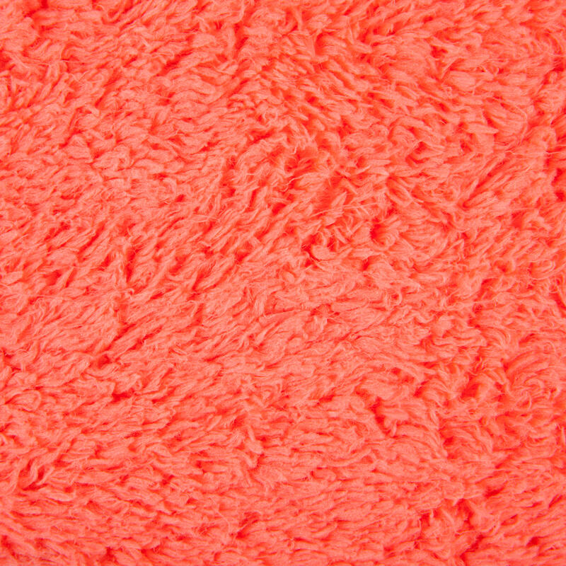 Superzachte microvezel handdoek oranje maat L 80 x 130 cm