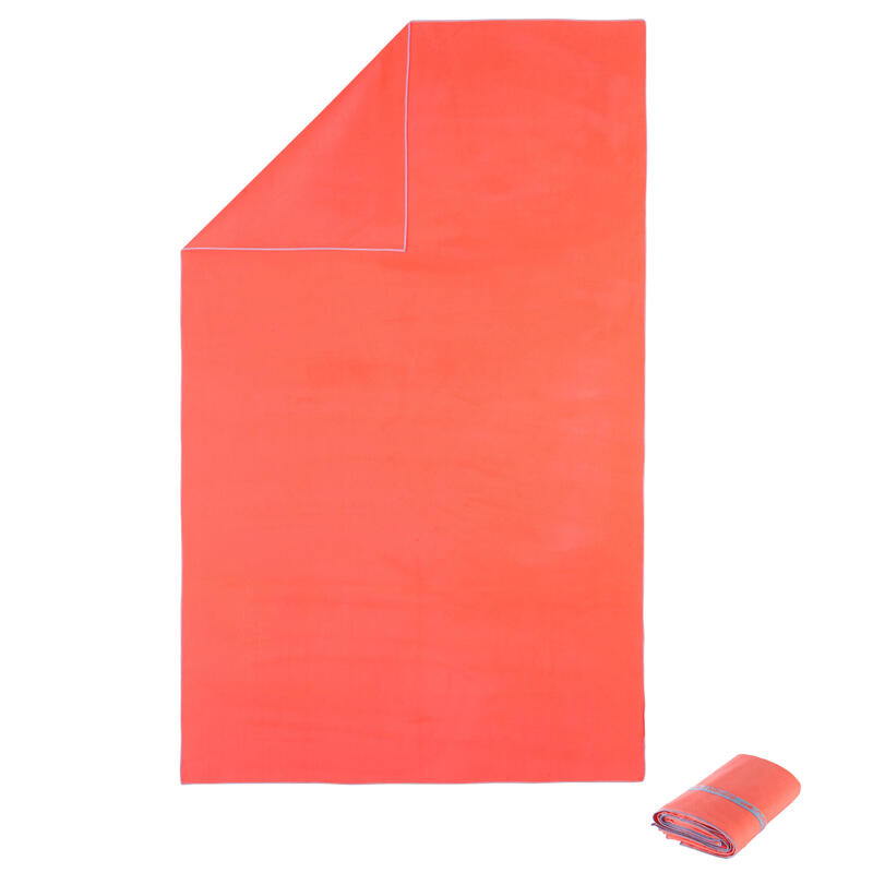Toalla Naranja Microfibra Talla XL 110 x 175 CM