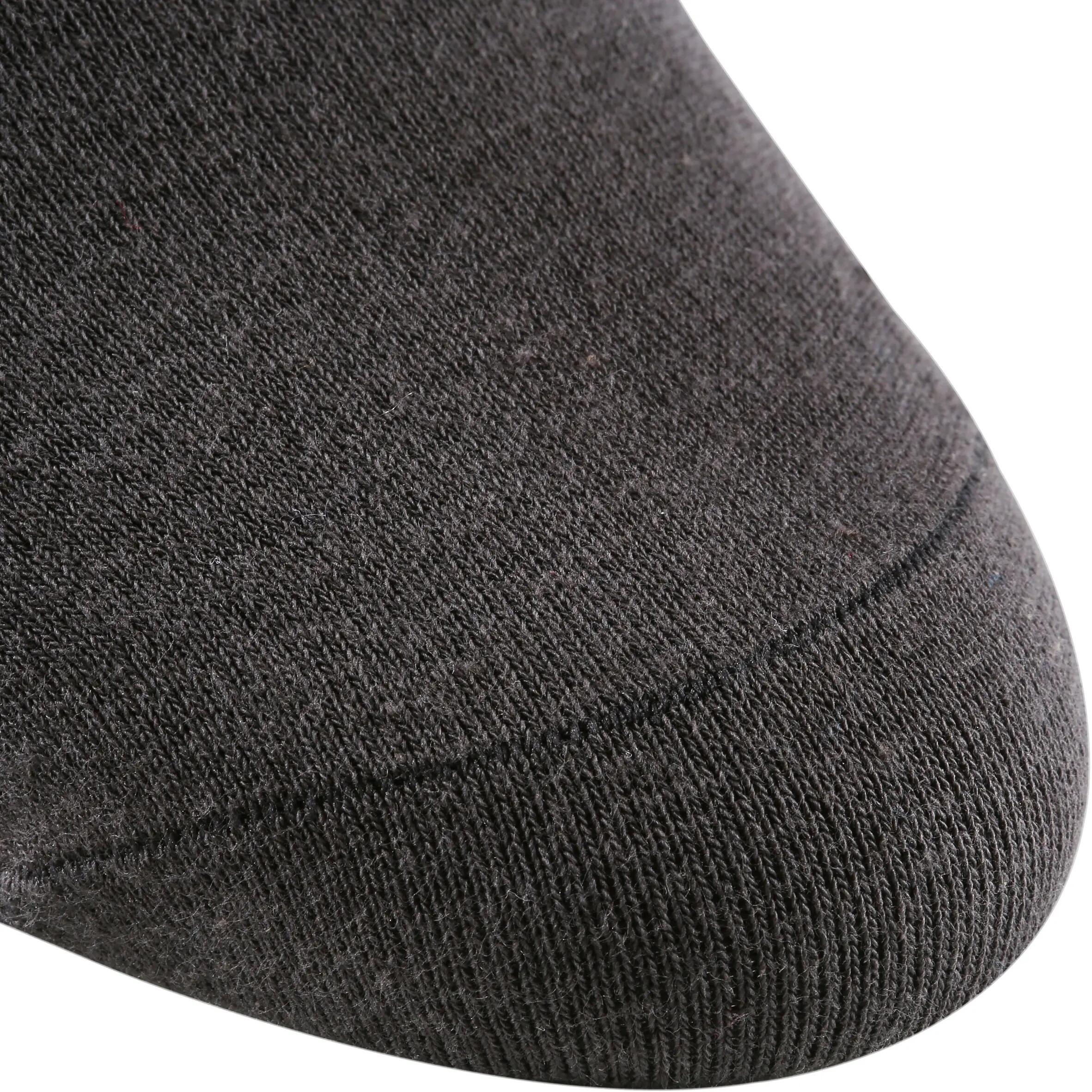 Mid-calf cotton active walking socks - grey 3/6