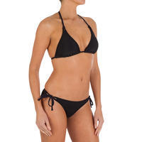 Nahia women's customisable sliding triangle swimsuit - Black