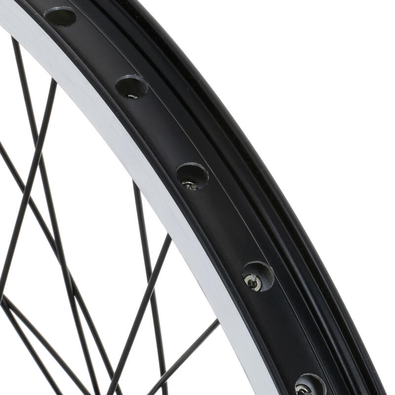 ROUE BMX 20" AXE 10MM NOIR AVANT