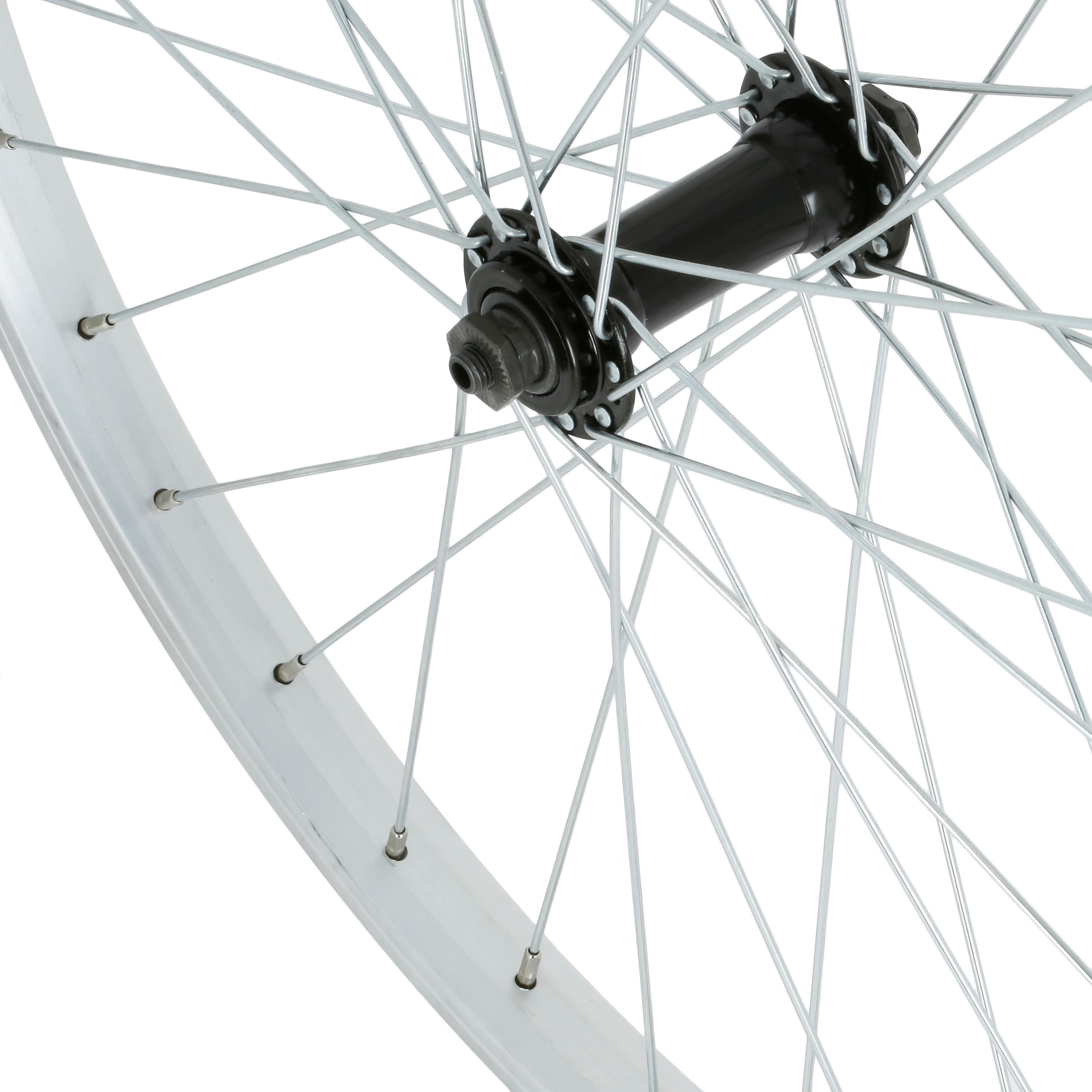 Kids' 24" Front Wheel - Silver - BTWIN