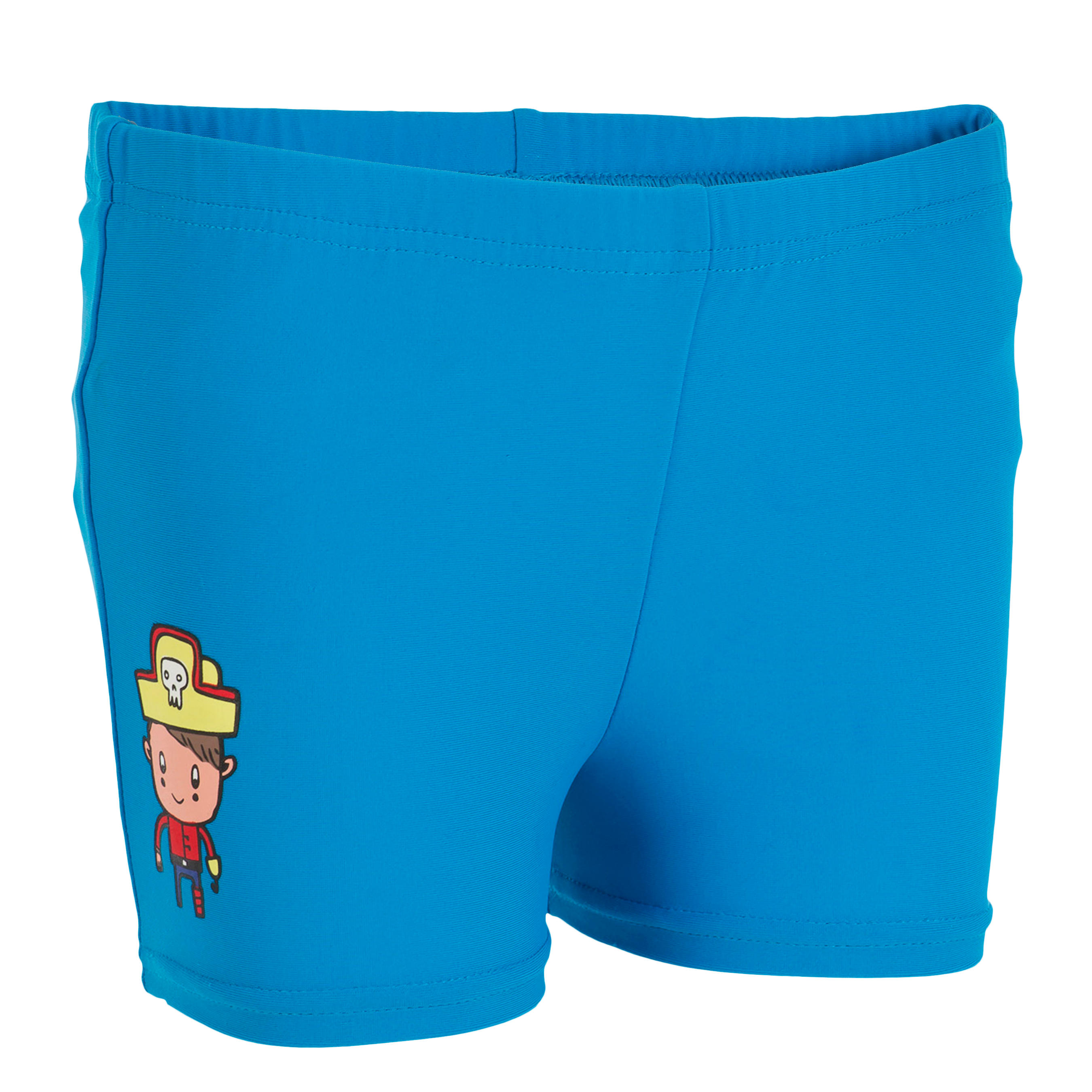 NABAIJI Washable blue swim shorts avoid the dispersion of stools in the water.