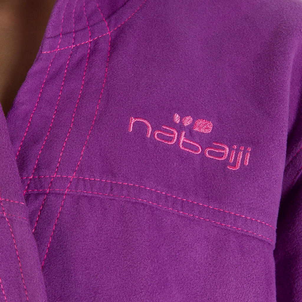 Bademantel Mikrofaser Kinder violett