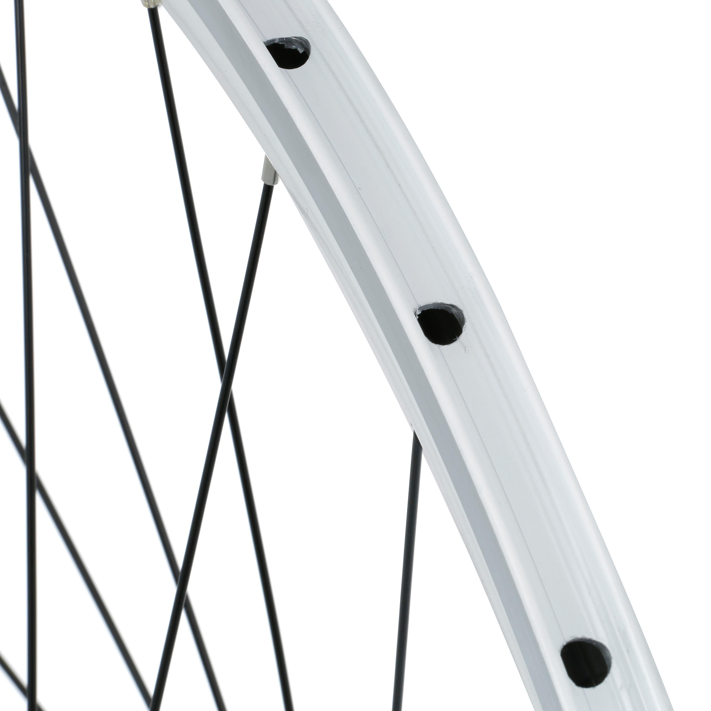 700 Fixie Front Wheel - White 3/4