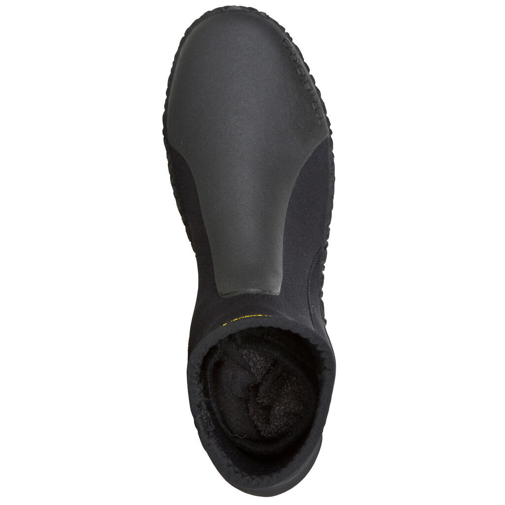 Diving booties 3 mm neoprene black