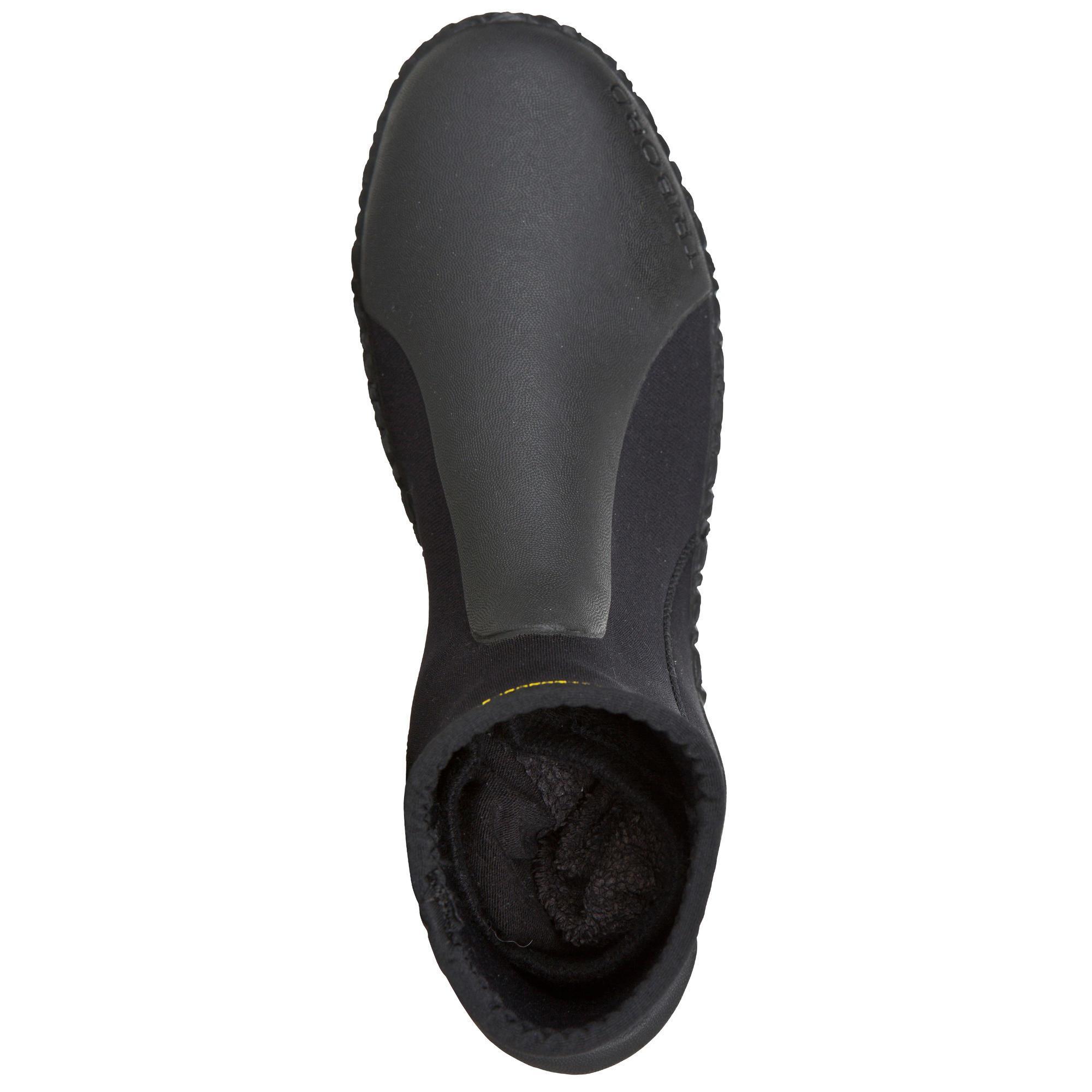 Scarpette subacquee in neoprene da 3 mm - nero