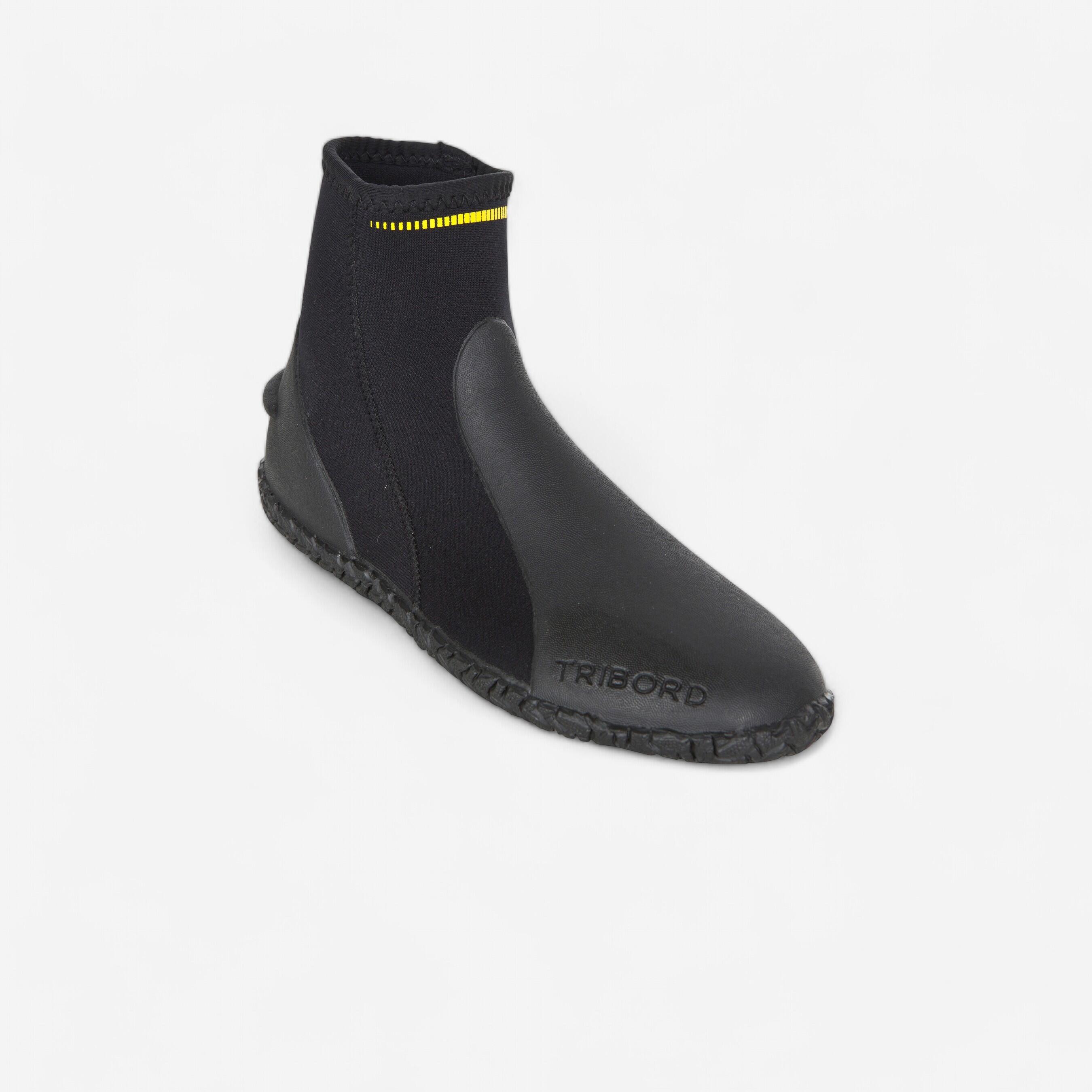 Subea - Bottillons Plongée Néoprène 3mm - Noir - Bottillons Neoprene - Snorkeling Plongee Chasse Ss Apnee - Noir - 48 - Decathlon