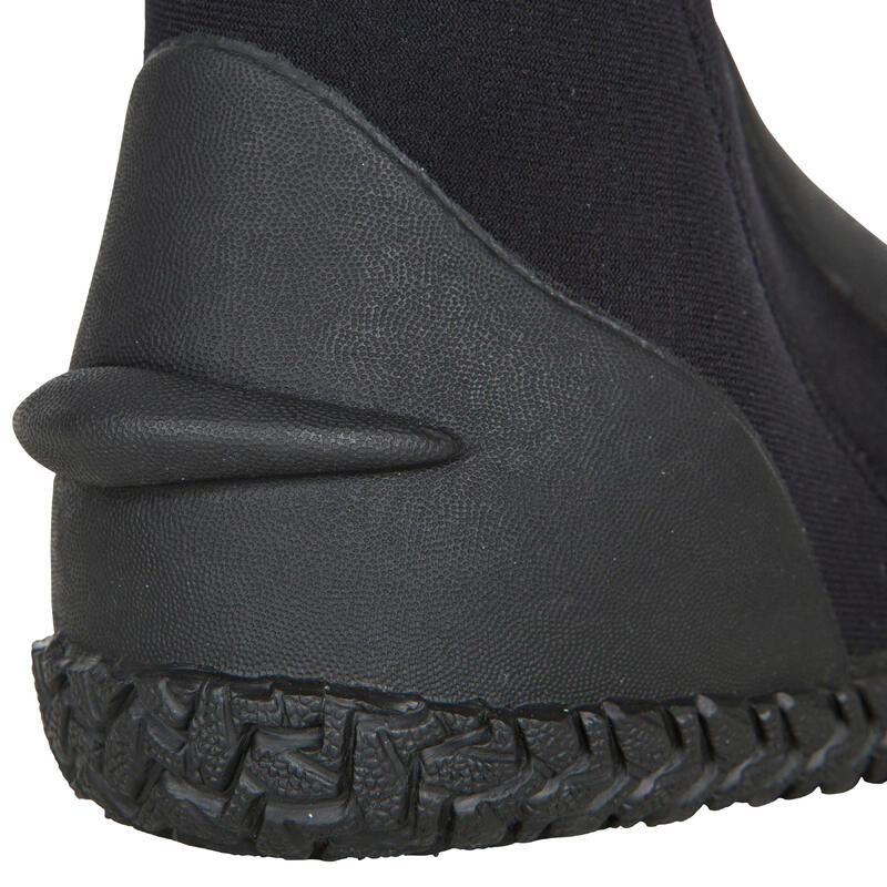 Neoprenschuhe Tauchen 3 mm schwarz