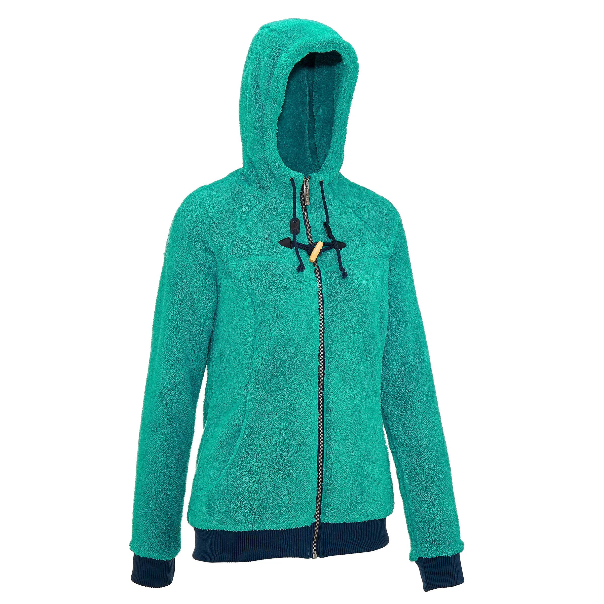 Arpenaz 700 women's hiking pullover - green 13/19