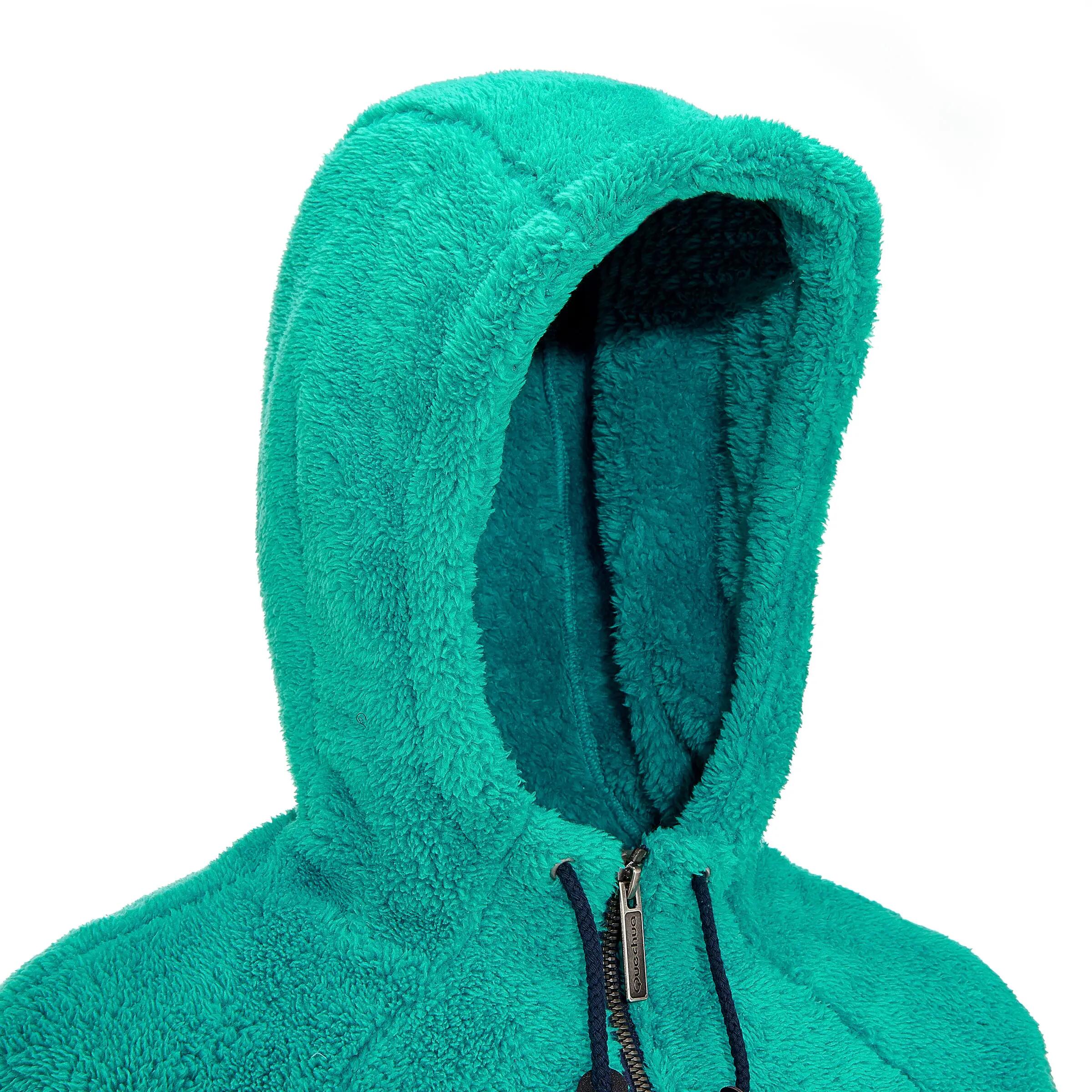 Arpenaz 700 women's hiking pullover - green 6/19