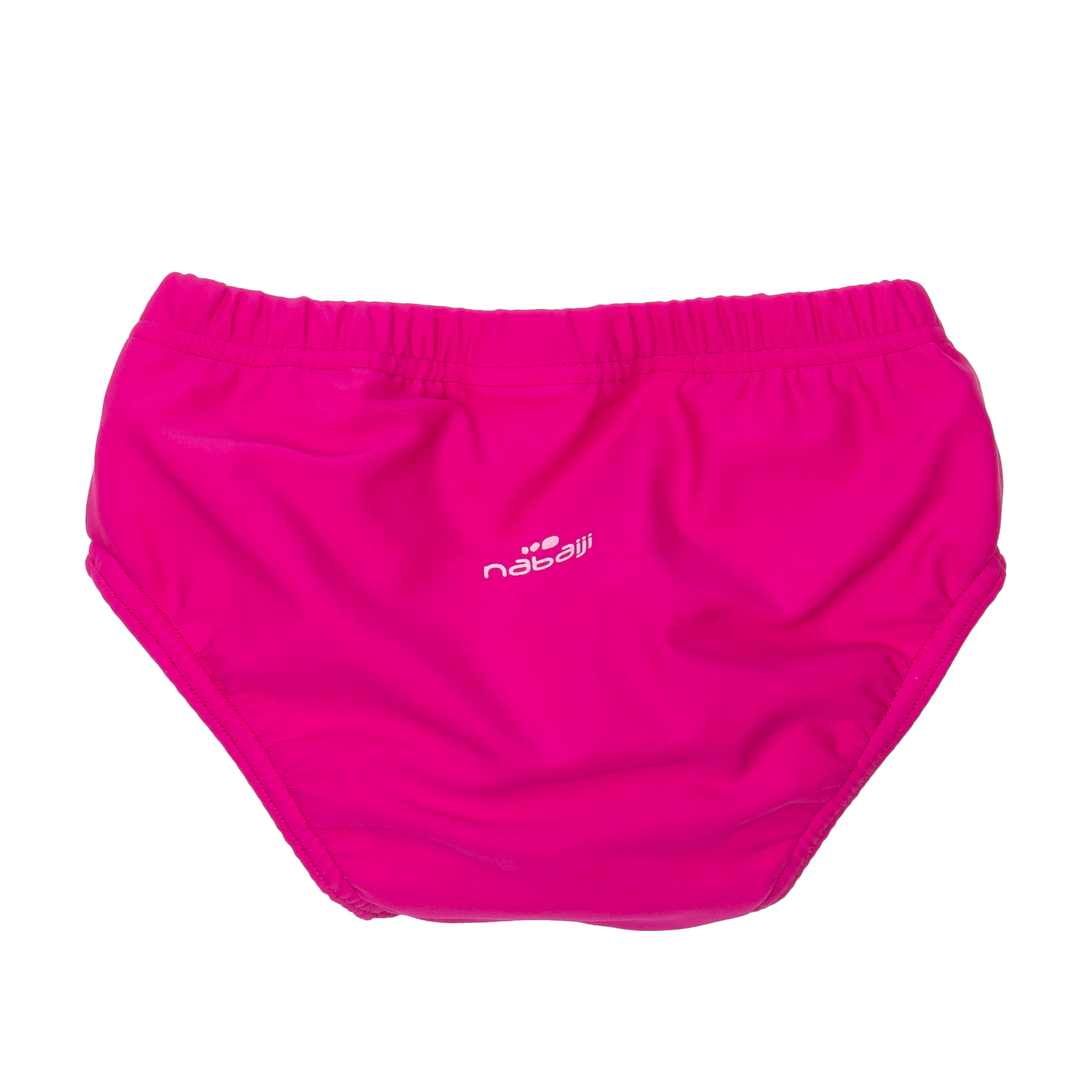 Bas de maillot couche lavable bebe rose NABAIJI Decathlon