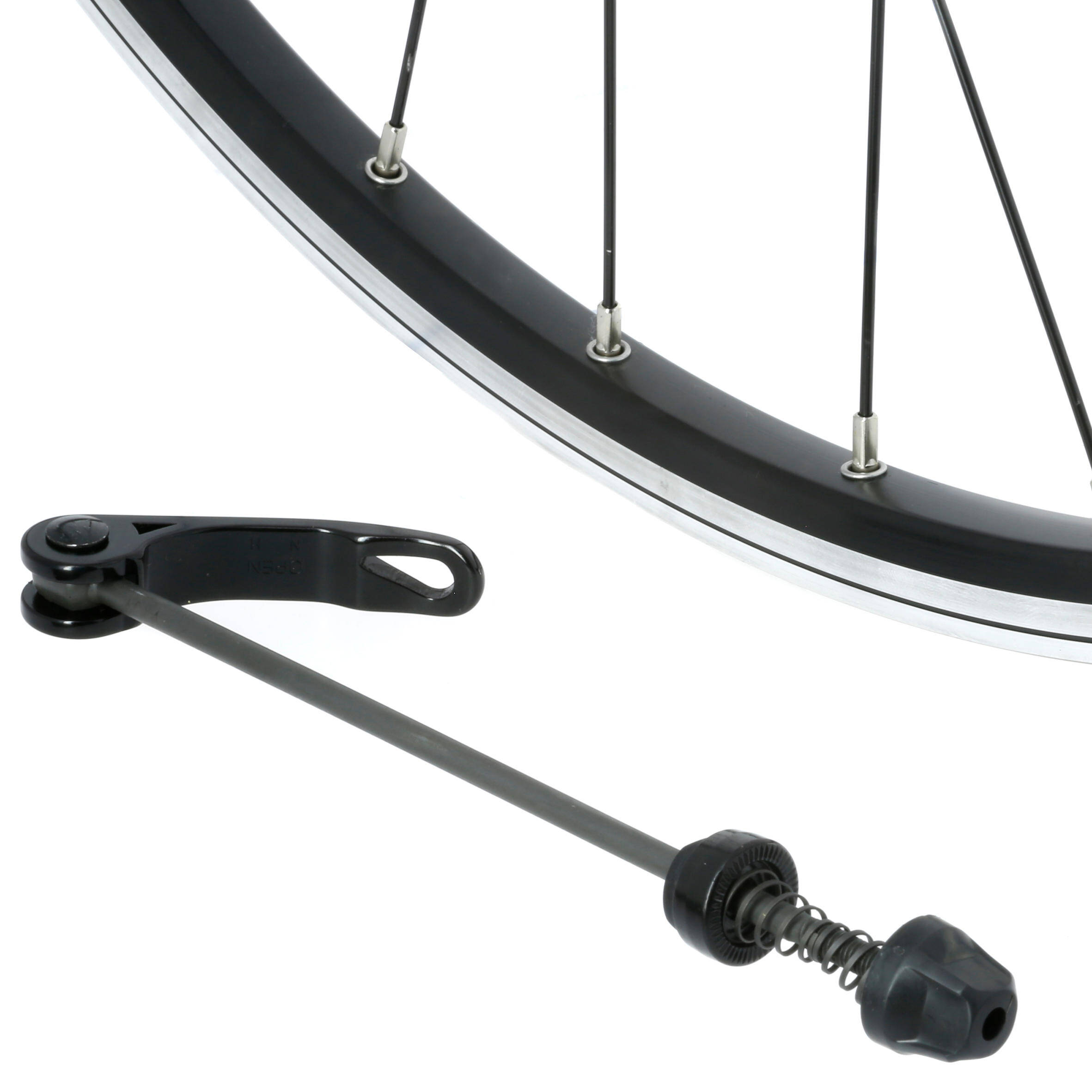 700 Bolt-On Road Bike Rear Wheel - Black -  3