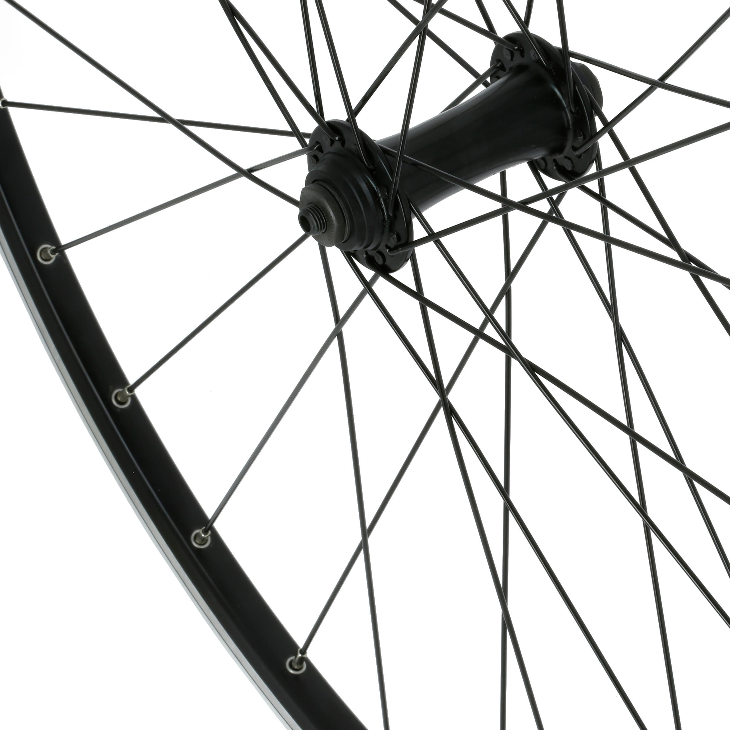 

700 Front Road Wheel - Black By BTWIN | Decathlon
