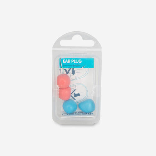Bouchons d&#039;oreilles malléables natation bleu et rose