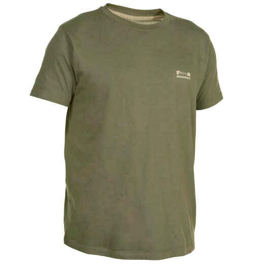 
      Men's Short-sleeved Cotton T-shirt - 100 green
  