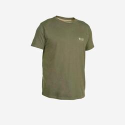 T-shirt manches courtes chasse 100 vert