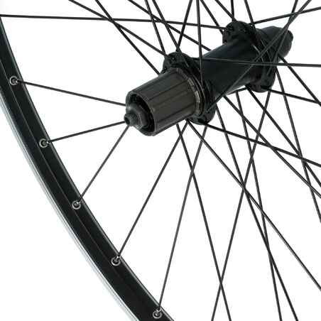 Rear Wheel 28" Double Wall Rim V-Brake Quick Release Hybrid Bike - Black
