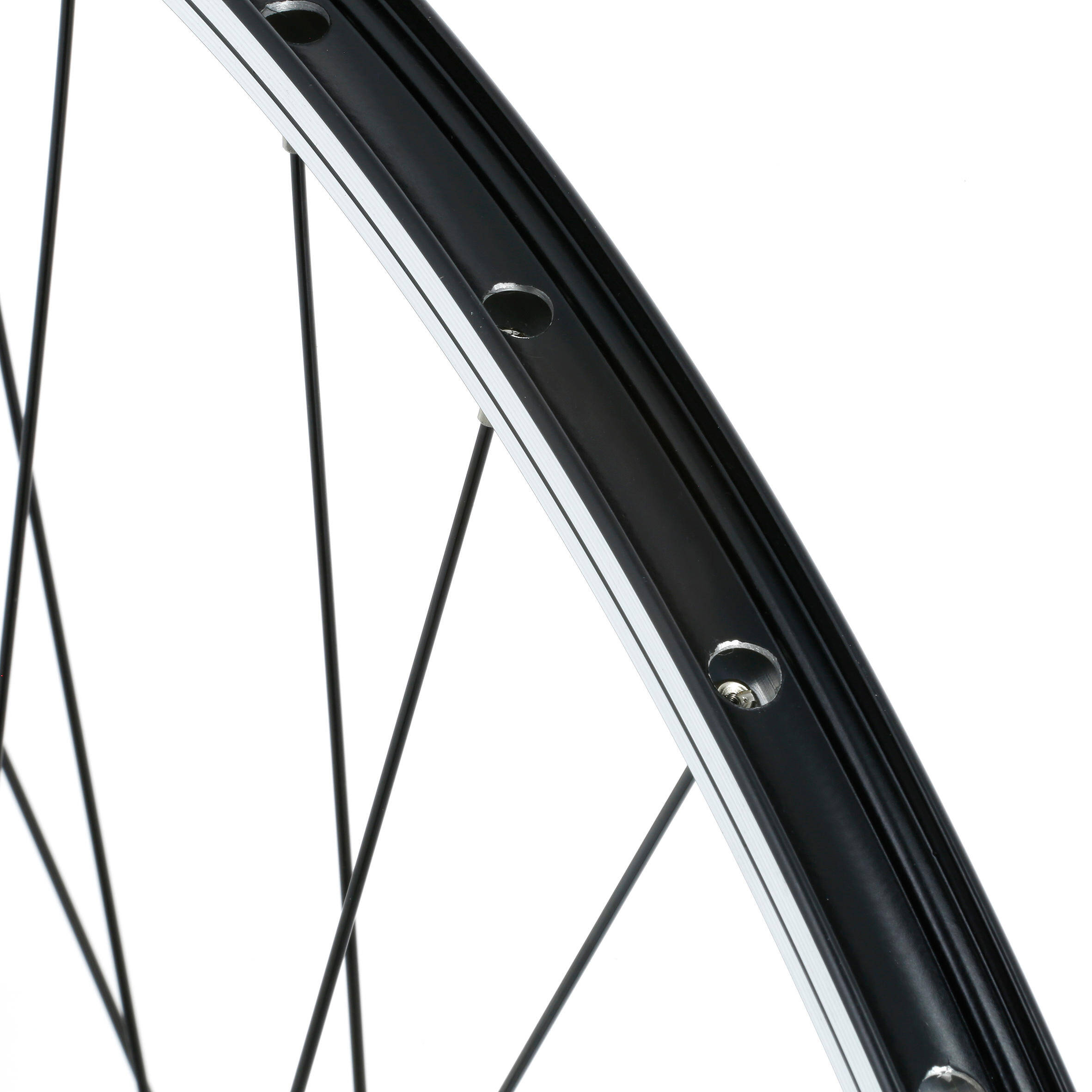Front Wheel 28" Double Wall Rim V-Brake Quick Release Hybrid Bike - Black -  5