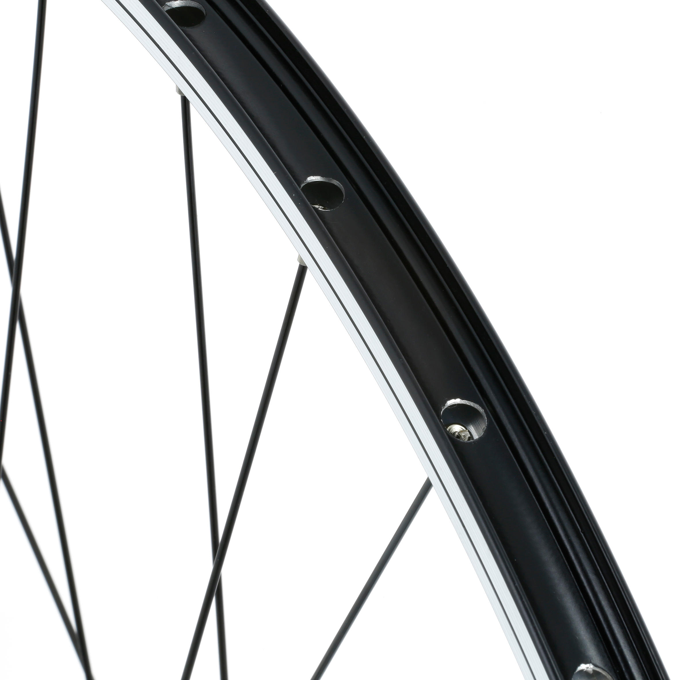 ROUE RANDONNÉE 28" K7 NOIR (DOUBLE PAROI) ARRIÈRE 4/6