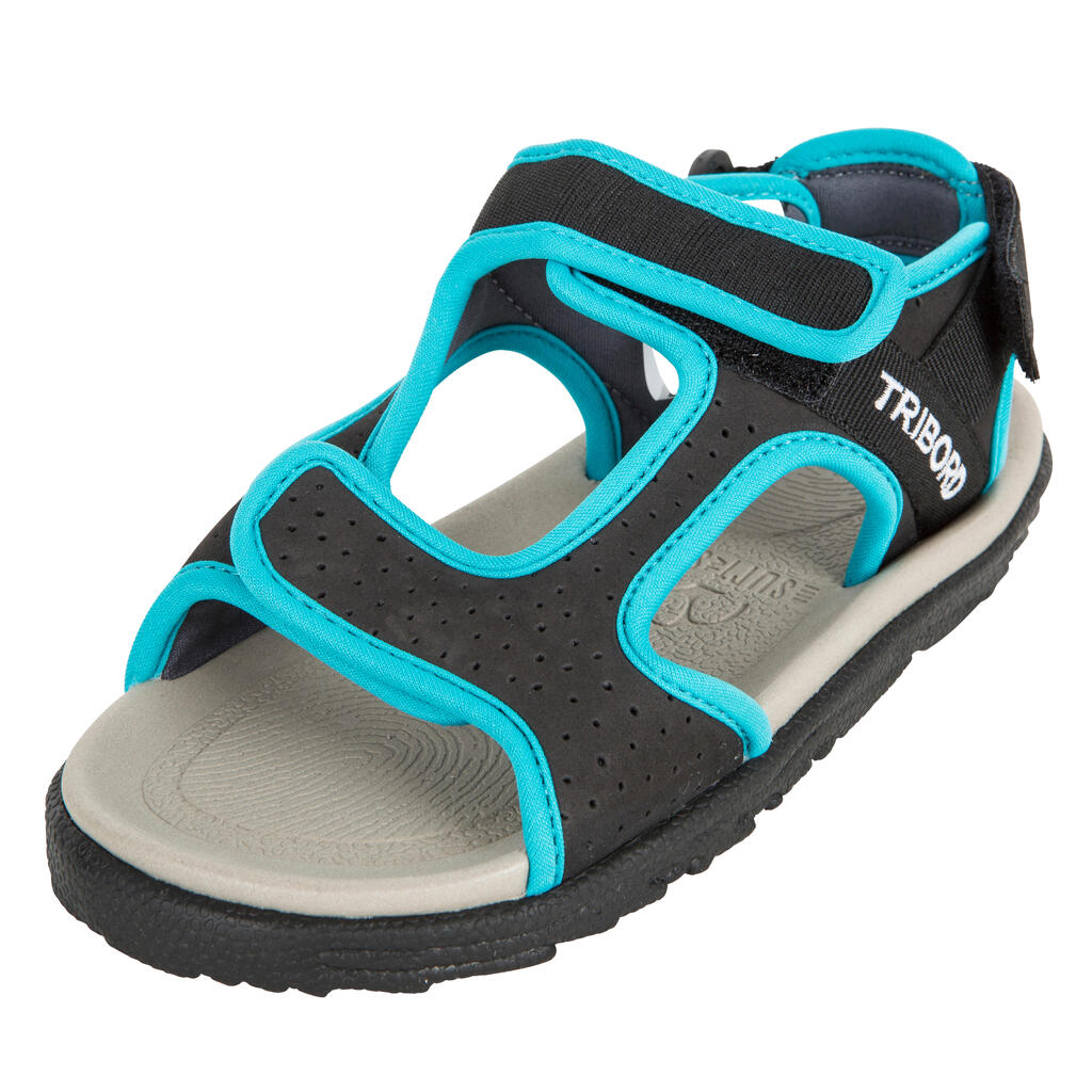 S 500 JR Kids' Sandals - Black/Blue