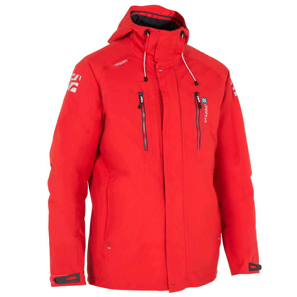 Segeljacke warm Inshore Herren rot