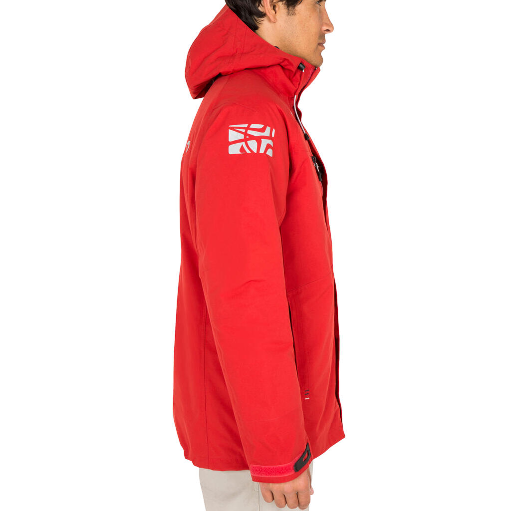 Segeljacke warm Inshore Herren rot
