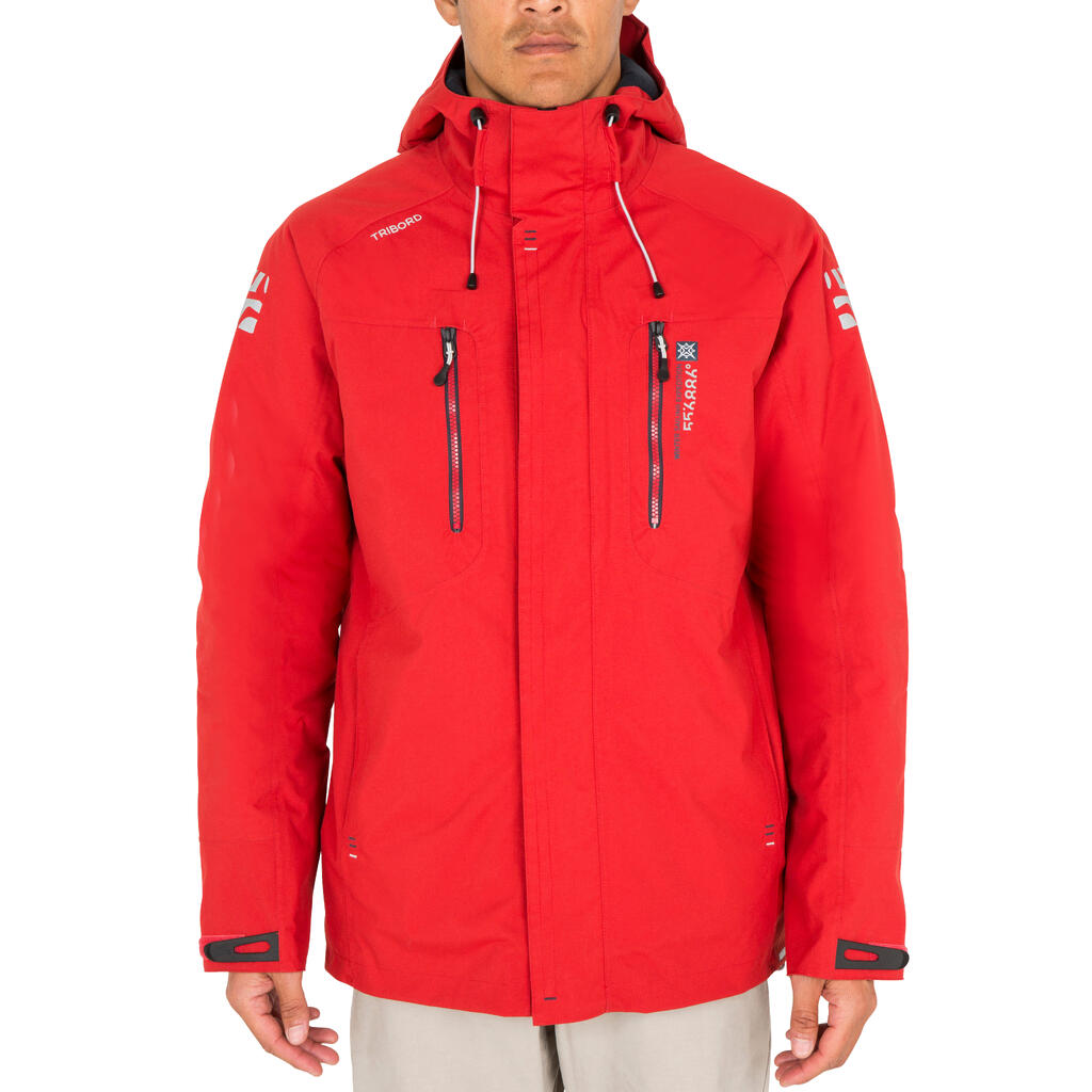 Segeljacke warm Inshore Herren rot