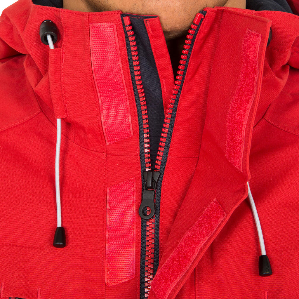 Segeljacke warm Inshore Herren rot