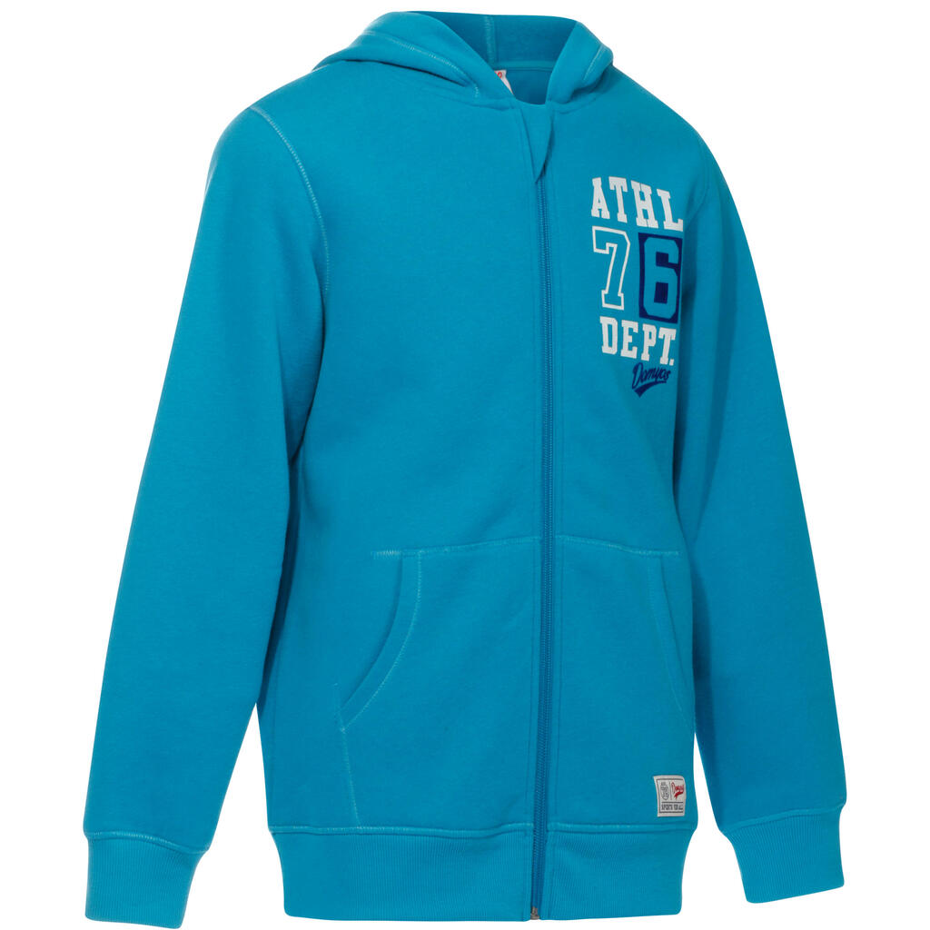 Boys' Gym Hooded Jacket - Blue