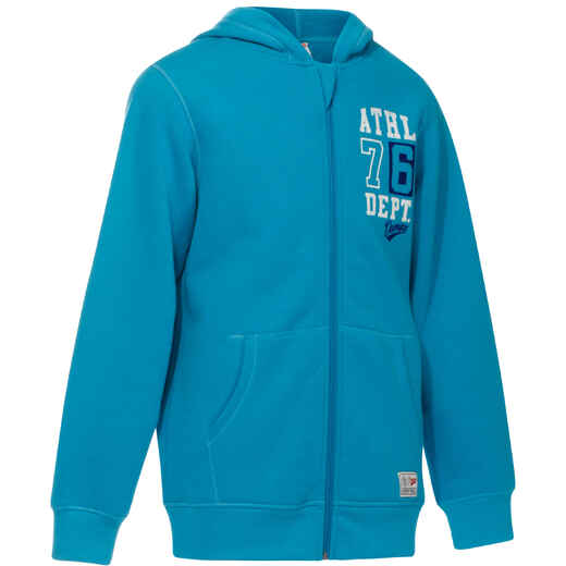 
      Boys' Gym Hooded Jacket - Blue
  