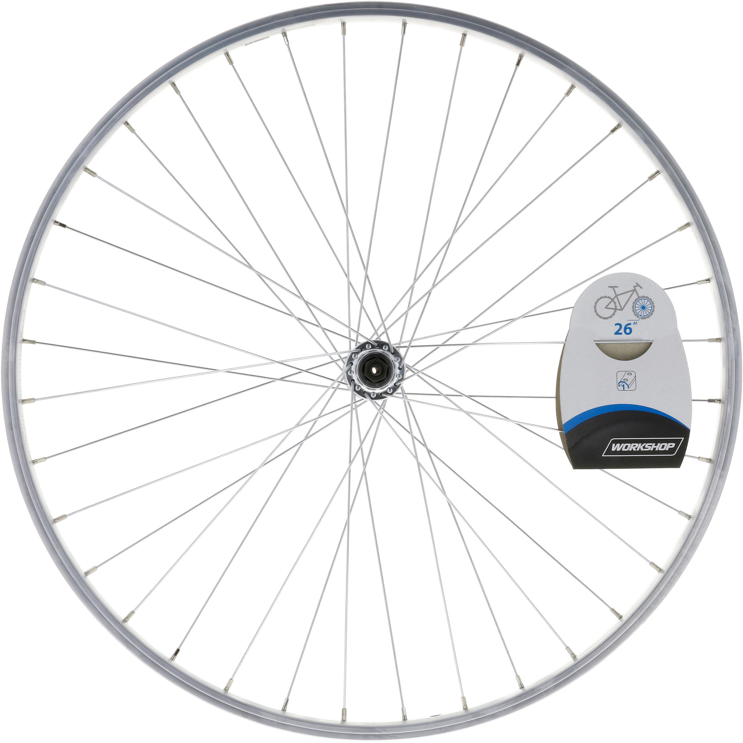 26" Mountain Bike Front Wheel - SW VB QR - ROCKRIDER