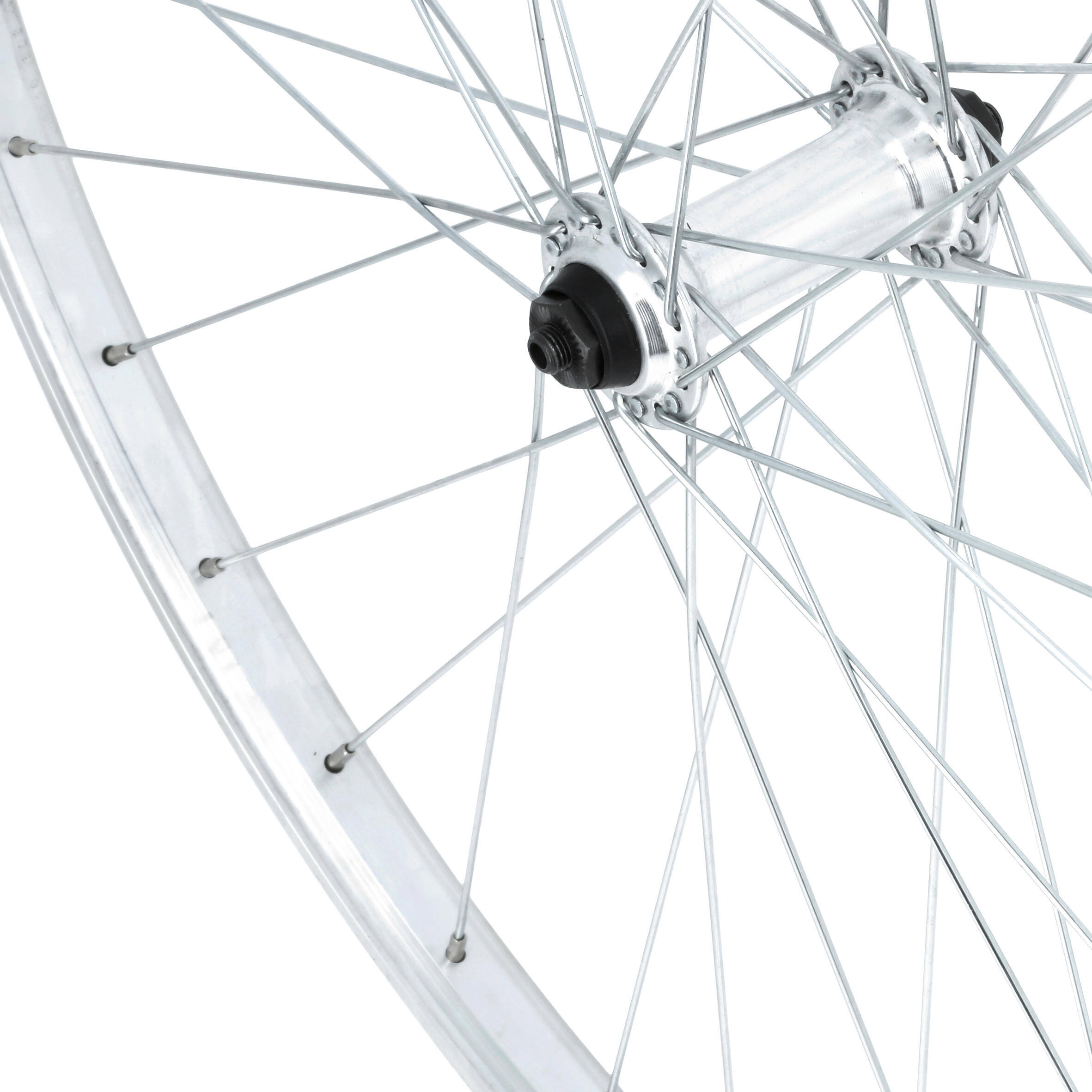 Wheel 28" Front Single Wall V-brake Quick Release Hybrid Bike - Silver -  3