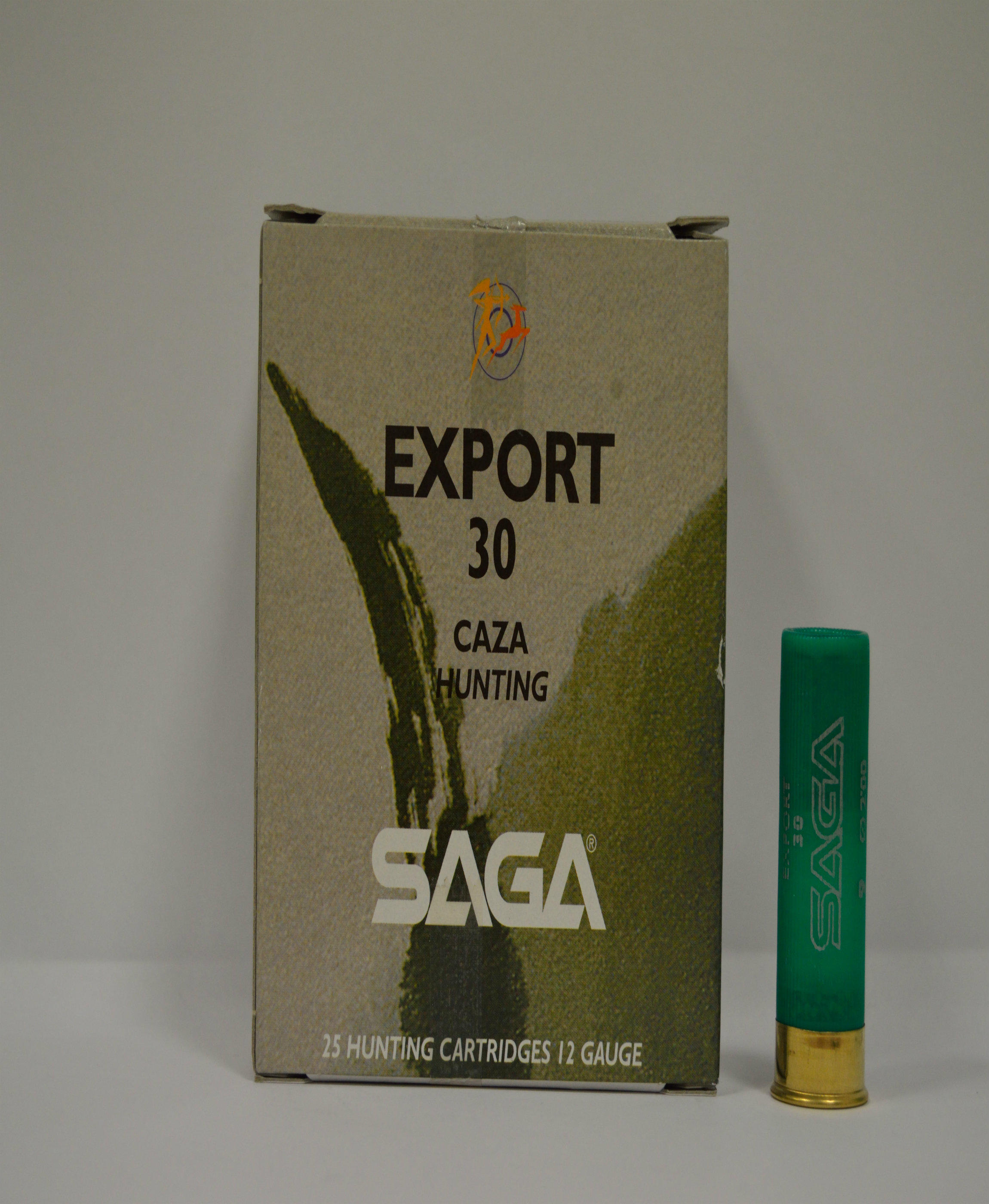 Cartutxos Caça Saga Export 30G/09 Calibre 12/70 x 25 2/2