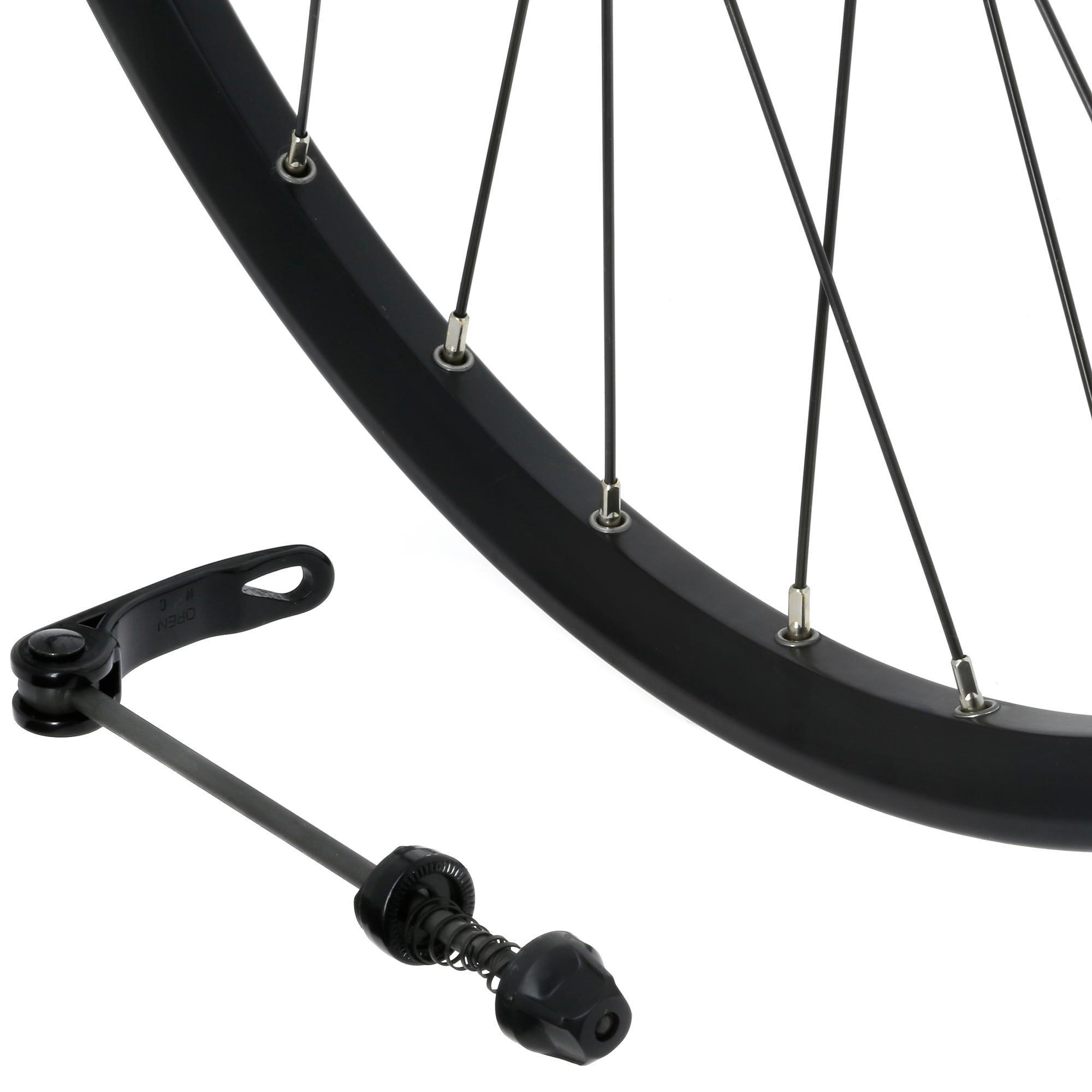 MTB voorwiel 26 inch dubbelwandig schijfrem zwart | ROCKRIDER | Decathlon.nl