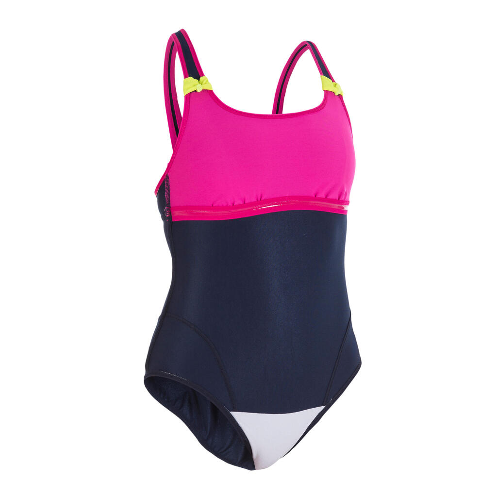 Badeanzug Dary Flow Damen blau/rosa