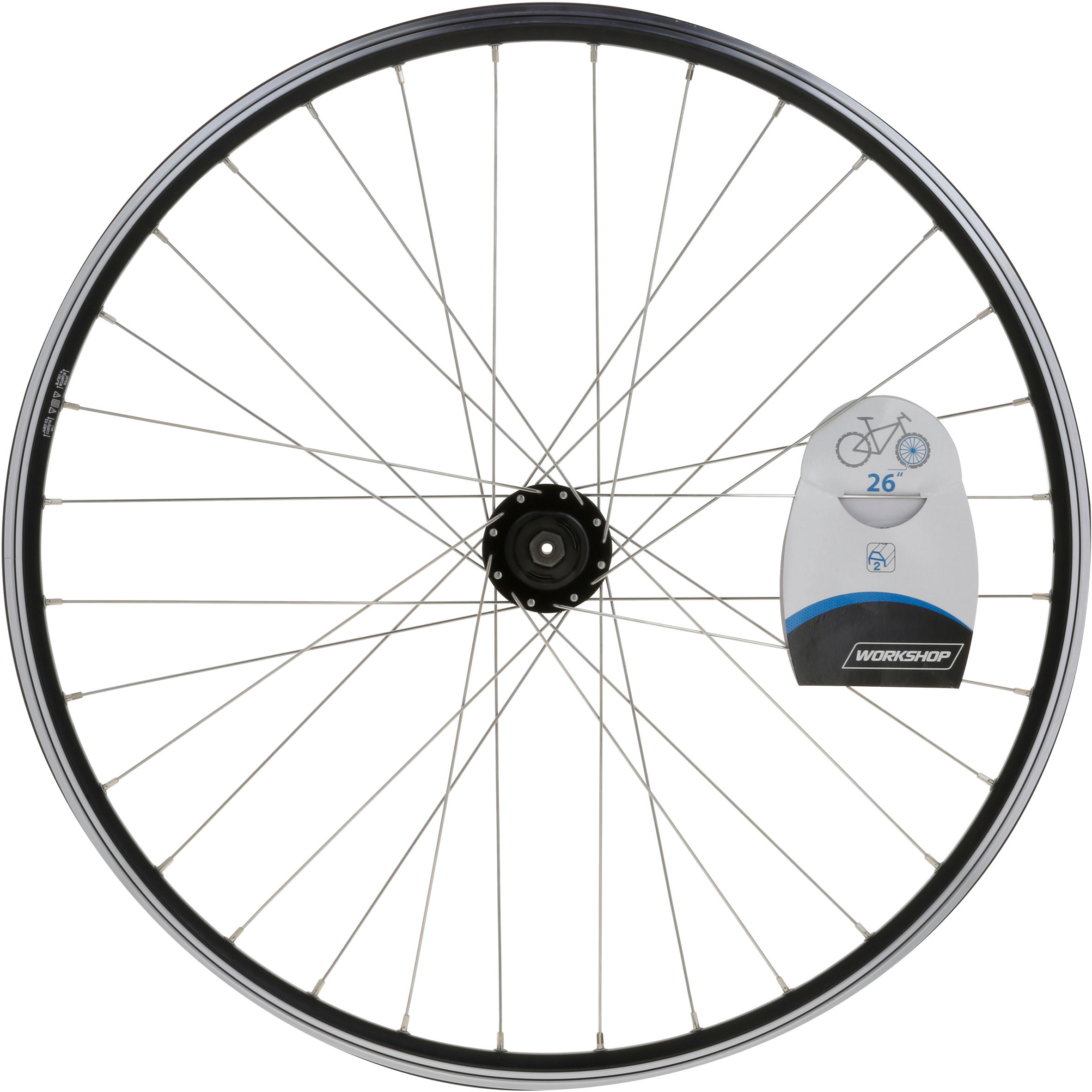 26" Mountain Bike Front Disc Wheel  - ROCKRIDER