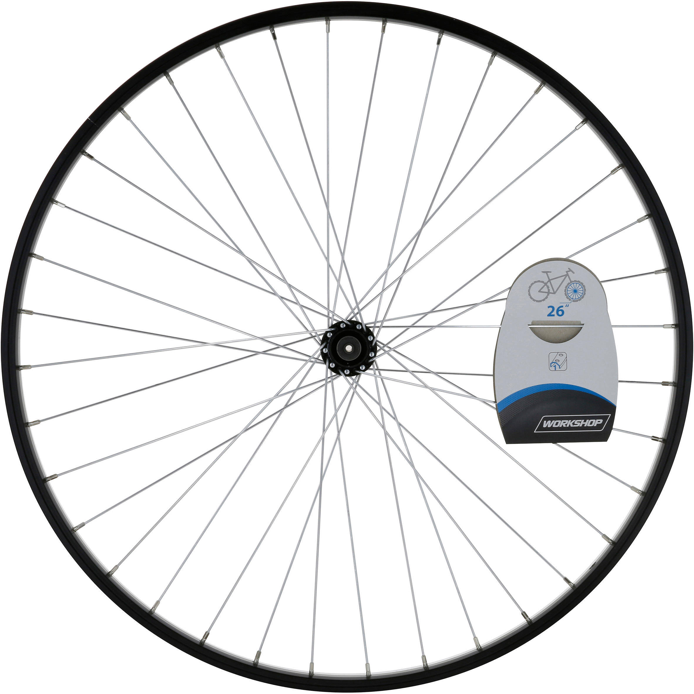 26" Mountain Bike Single-Walled Front Wheel V-Brake + Quick Release -  4