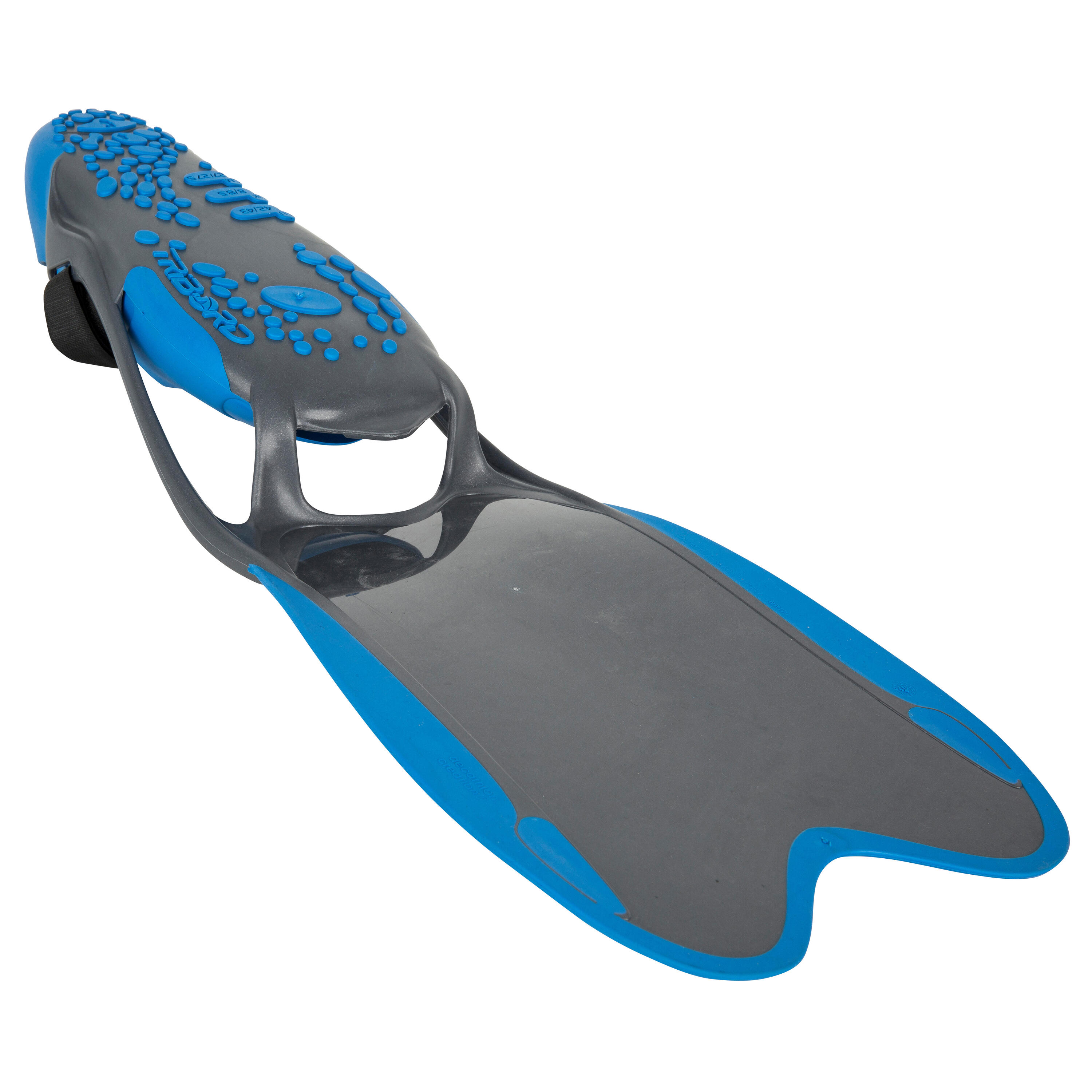 R'Gomoove snorkelling fins - grey blue 2/12