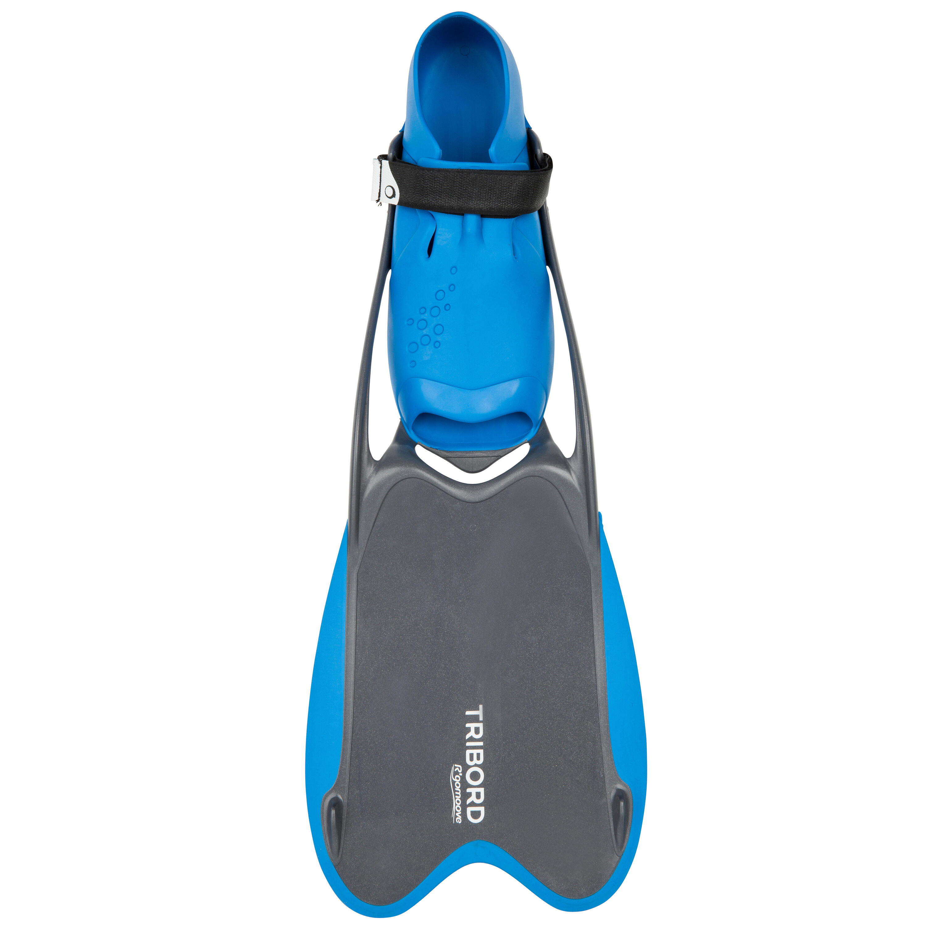 R'Gomoove snorkelling fins - grey blue 4/12