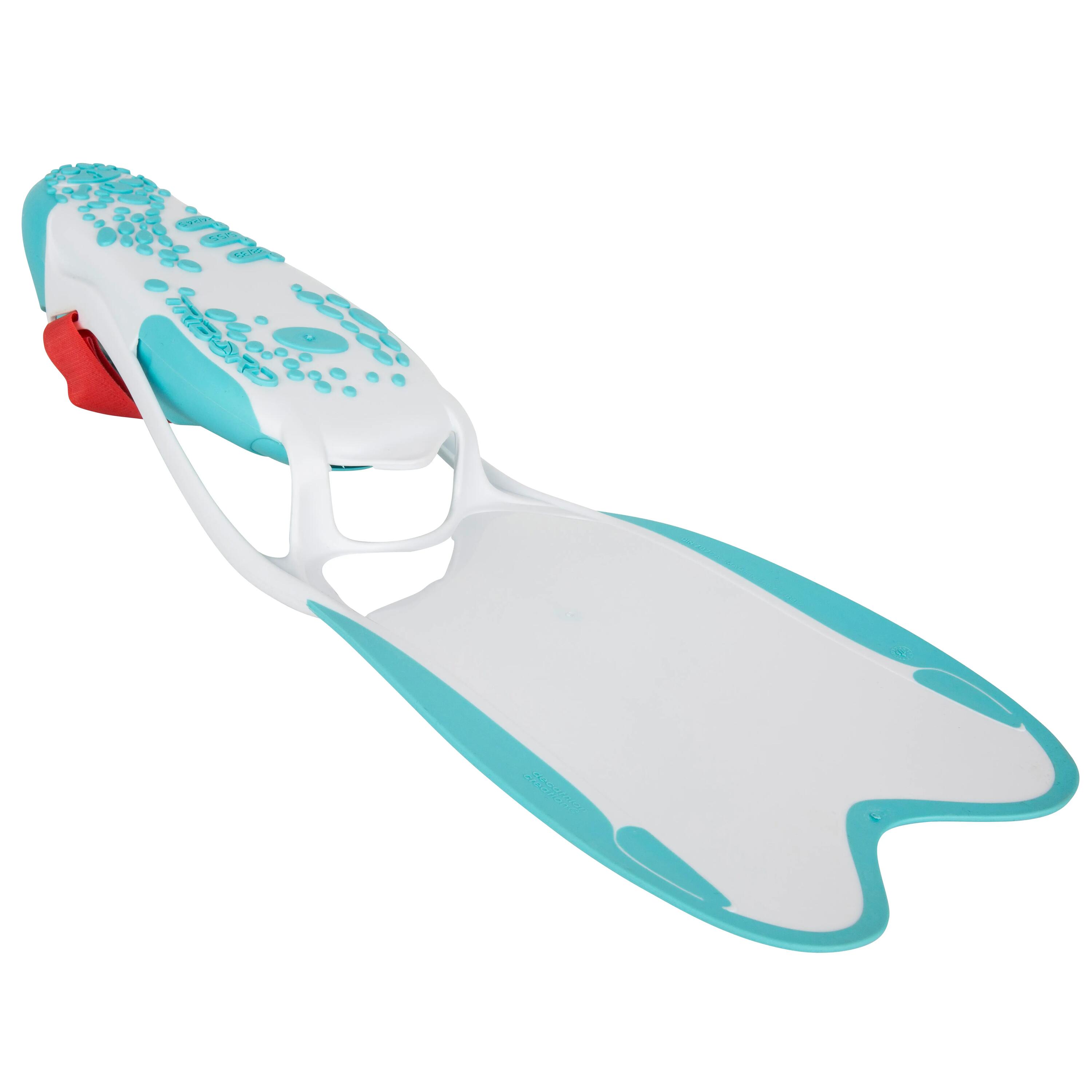 R'Gomoove snorkelling fins - white turquoise 3/11