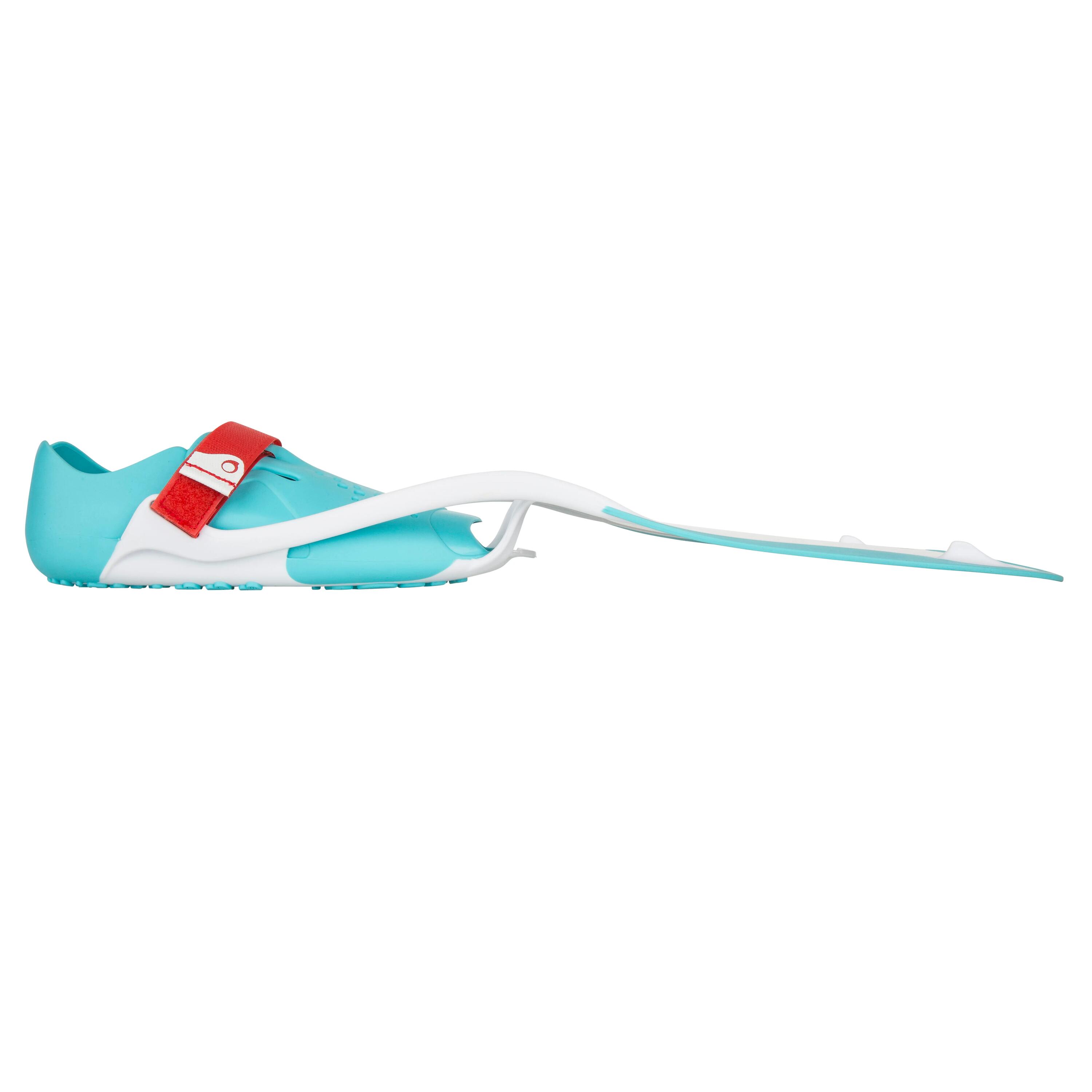 R'Gomoove snorkelling fins - white turquoise 6/11