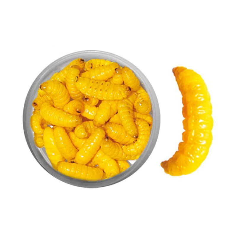 Angelköder Bienenmaden mumifiziert gelb