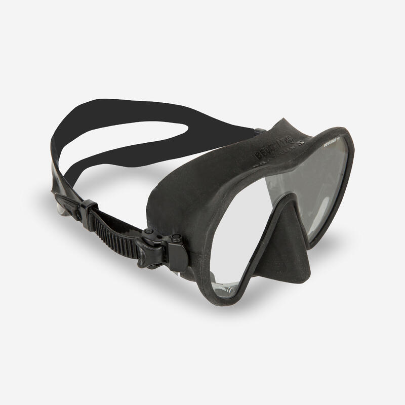 Masque de chasse sous marine en apnée Maxlux S noir