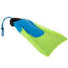 Flossen Bodyboard 500 + Leash grün/blau