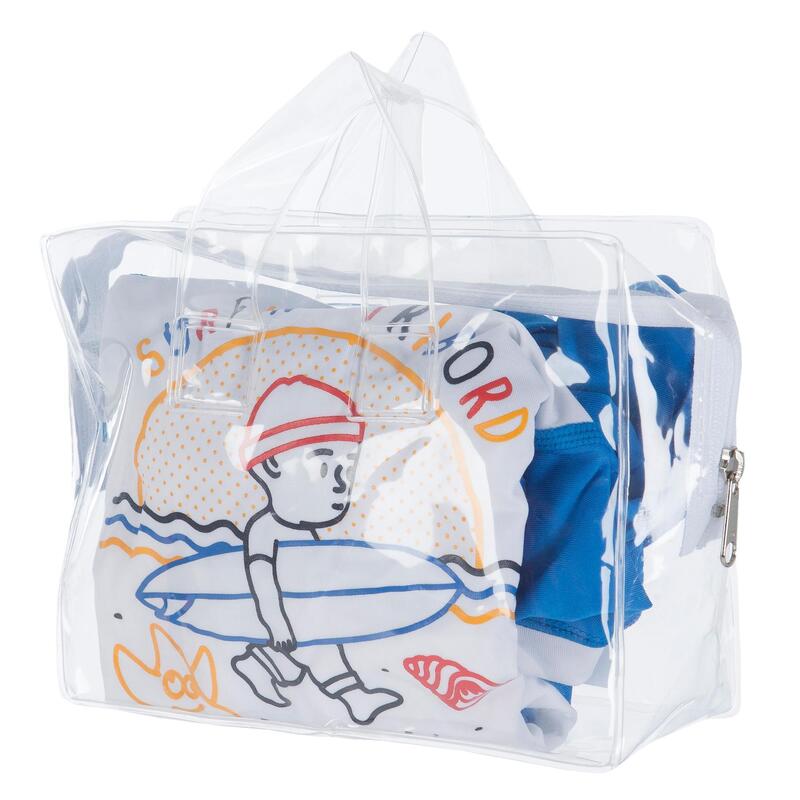 KIT anti-UV 3 pièces Bébé Surf Bleu