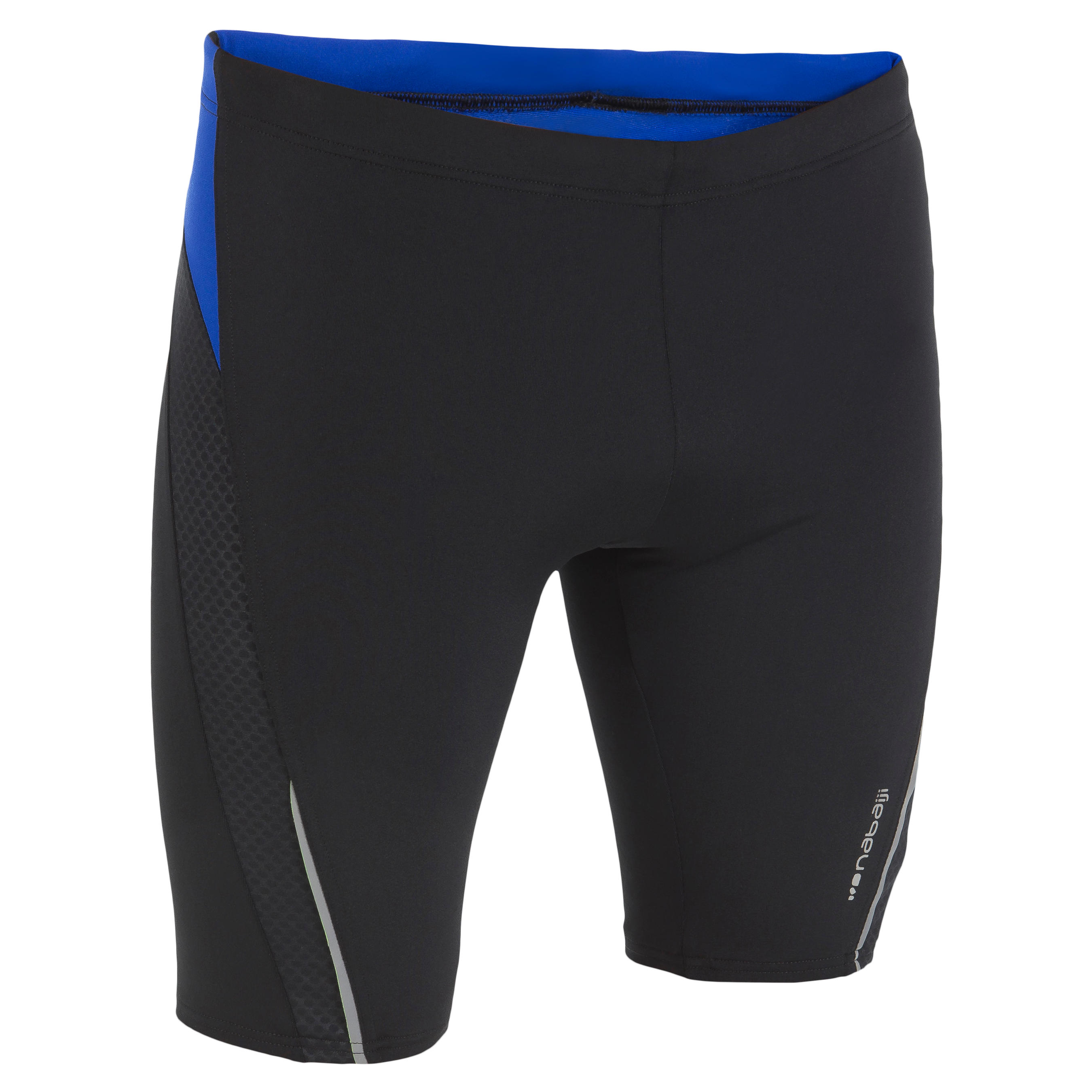 B-FIRST DOTJAMMER MEN'S SWIM SHORTS - BLACK BLUE