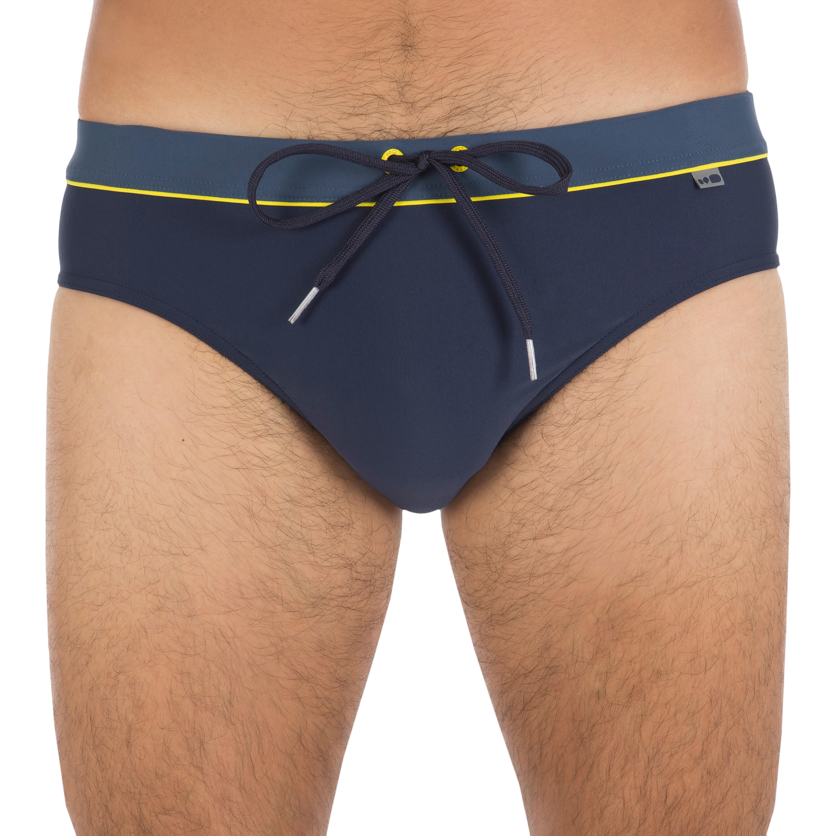 B-SIMPLE PEP MEN'S SWIMMING TRUNKS - BLUE GREY 2/7