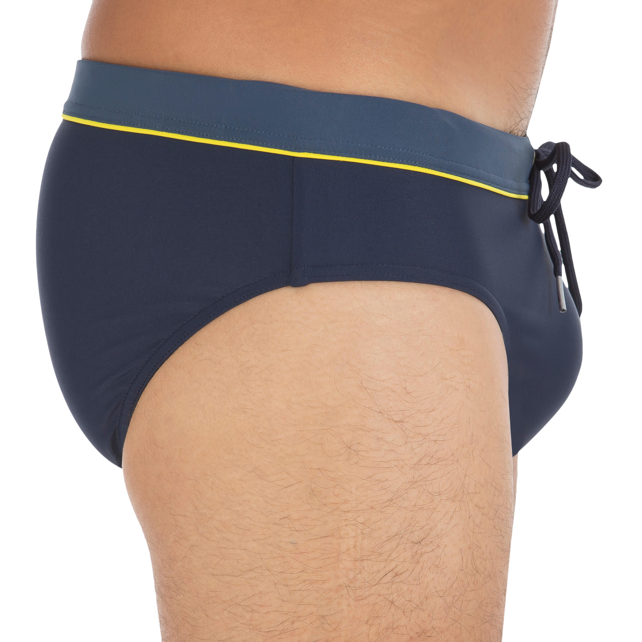 B-SIMPLE PEP MEN'S SWIMMING TRUNKS - BLUE GREY 4/7